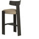 Horton 41 inch Dark Brown / Sahara Sand Leather Barstool